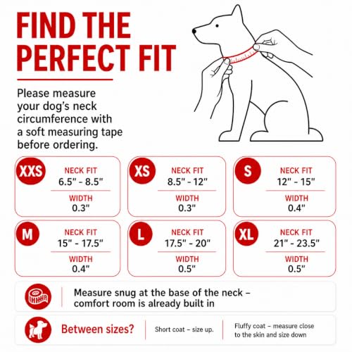 WAUDOG Ultra Soft Padded Leather Collar