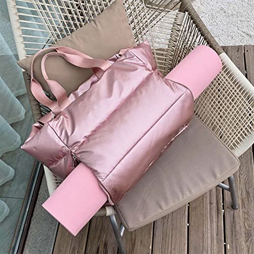 Gym Bags Women Gym Sports Bag Waterproof Yoga Mat Organizer Weekend Travel Duffle Bags for Women Sport Fitness Shoulder Handbag (Color : Light Green) (Light Green)4