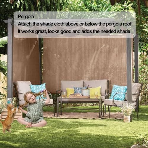 Filet d'ombrage pour jardin résistant aux intempéries avec œillets - 4