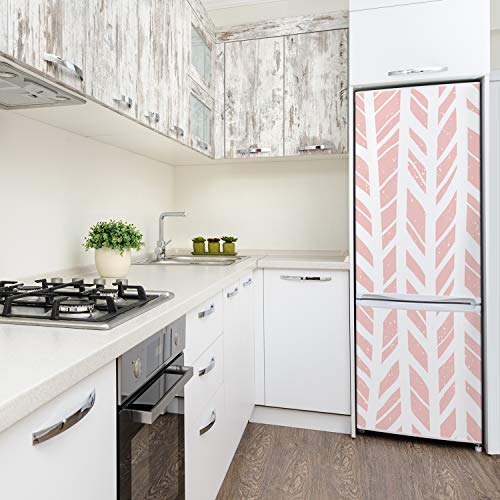 Pegatinas de pared y cocina estilo espiga para decorar el refrigerador del salón 4