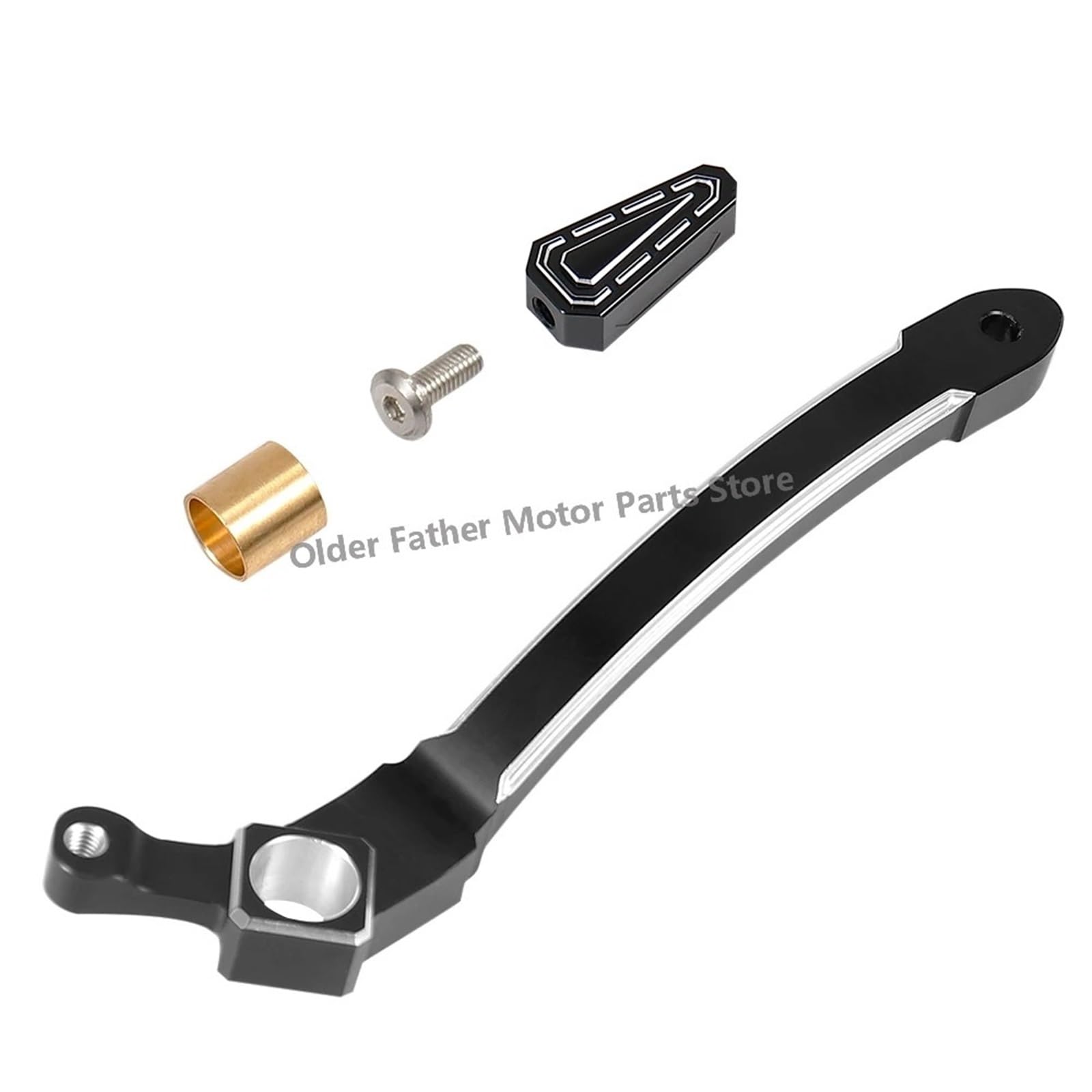 Pięta Palce Dźwignia Części motocyklowe Lewy przód Pięta Palce Dźwignia zmiany biegów Podnóżki Podnóżek zmiany biegów Pasuje do Harley Sportster S 1250 RH1250S 2021 2022 dźwignia zmiany nożna,(Chrome)