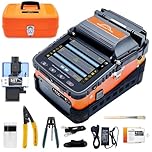 Fusion Splicer AI-6A Toolbox Kit with Auto Focus & 6 Motor Core Alignment Fiber Fusion Splicer 8S Automatic FTTH Fiber Optical Welding Splicing