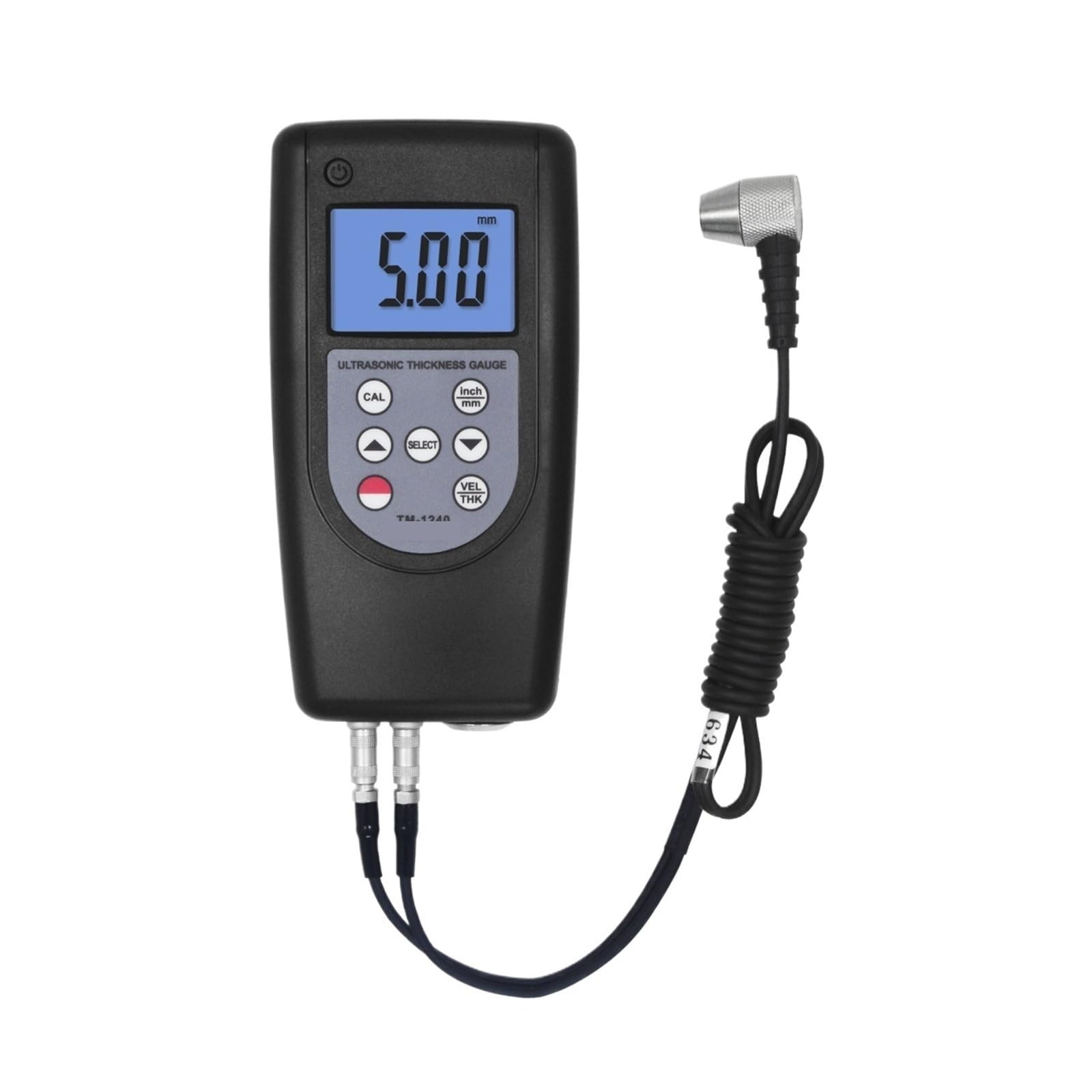 Thickness Gauge Ultrasonic Thickness Gauge High-Precision Digital Measurement Instrument for Steel Plates, Ceramics, and Plastics