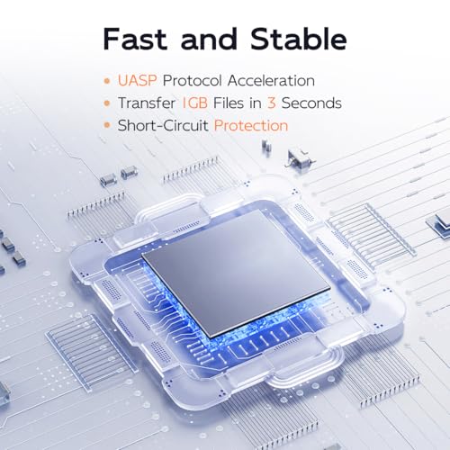 Caja externa para disco duro SATA USB 3.0 2.5/3.5 pulgadas miniatura 4