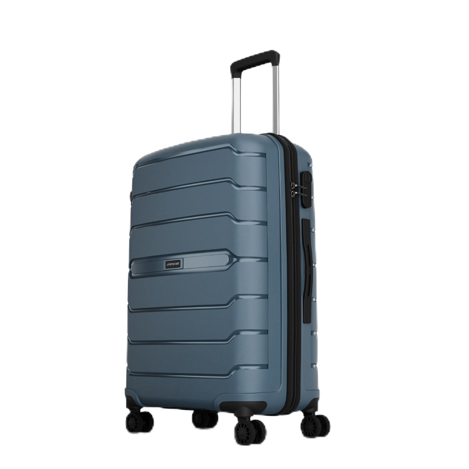 aristocrat Liberty Medium Trolley Bag, 68Cm | Combination Lock | 8 Wheels | 5 Years International Warranty | Spanish Blue-picture-51