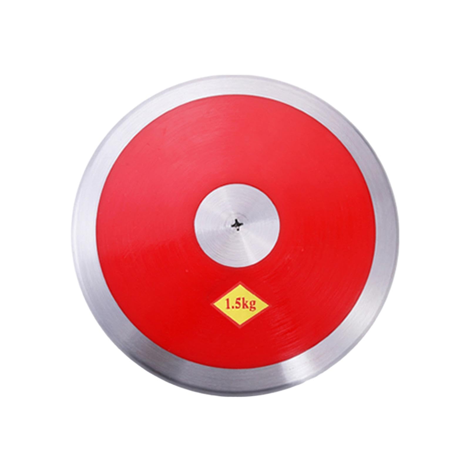 LOVIVER Disco de Entrenamiento Deportivo de Nailon de 1,5 kg con y Centro de Acero, Ideal para Deportivos y prácticas de Lanzamiento en Playa o