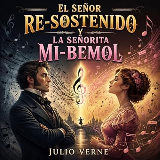 Diseño de la portada del título El Se&ntilde;or Re-Sostenido y La Se&ntilde;orita Mi-Bemol