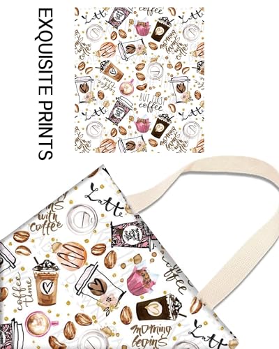 Image of Car Trash Can, Durable Hanging Car Trash Garbage Bag, Cute Automotive Garbage Cans Organizer, Cute Cartoon Coffee