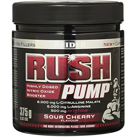 Weider Rush Pump Pre Workout Booster ohne Koffein Cover