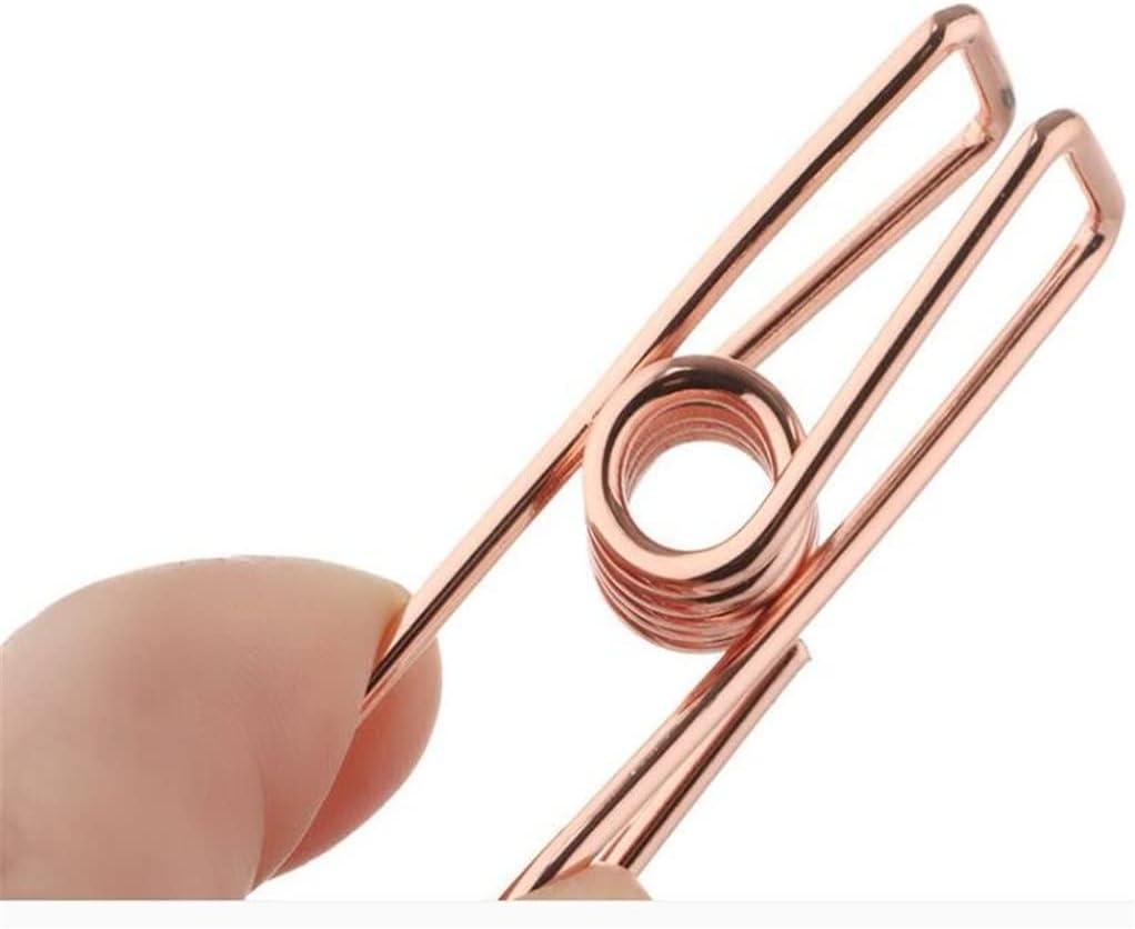 Metal Shape Photo Holder Sided Number Card Label Paper Clip Desktop Ornament