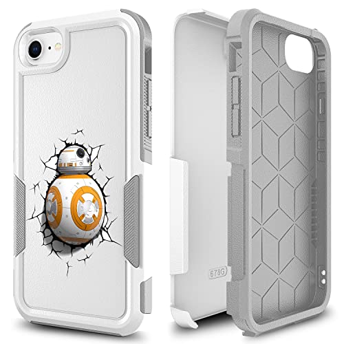 Candykisscase Case For Iphone Se 2022, Funny Bb-8 Droid Robot Pattern Shock-Absorption Hard Pc And Inner Silicone Hybrid Dual Layer Armor Defender Case For Iphone 7/8 / And Iphone Se 2020 (A002) #TOP11