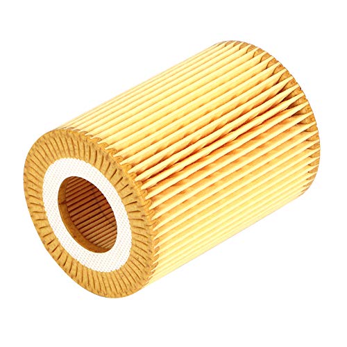 MasYosh Filtro de Aceite del Motor, Reemplazo de Alta Eficiencia de Filtración de bajo Flujo, con Material de Papel de Curado, para Motor Mercedes R251 W211 W212 W164 W166 3.0L