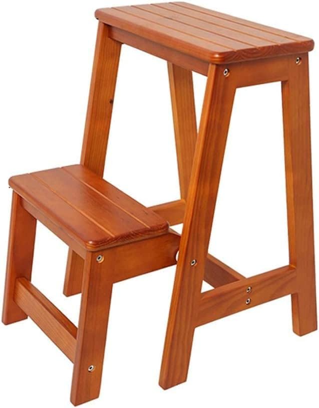 OKUOKA Step Stool,Portable Step Stool,Step Ladder Thickening Folding Small Step Stairs Chair Ascending Stool,Yellow