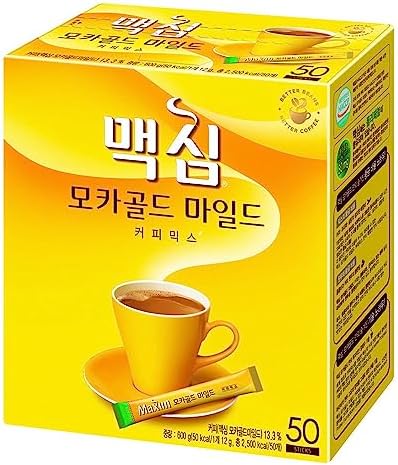 MAXIM Mocha Gold Mild Korean Instant Coffee Mix (12g x 50 Sachets) 600g