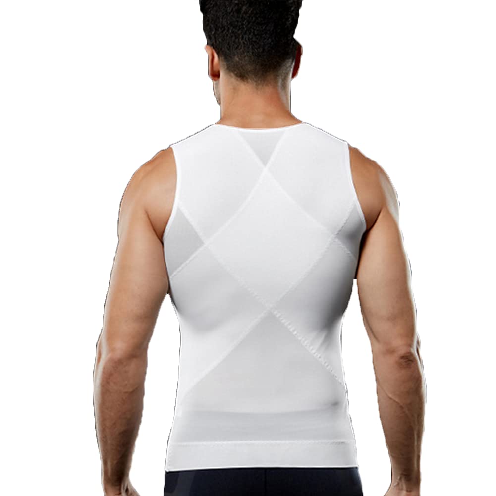 Gynecomastia Pecho Binder Hombres Fajas Moldeadora Alta Elasticidad para Comprimir Pecho Abdomen y Cintura