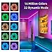 100FT Smart LED Strip Lights RGB Sync to Music with 40 Key Remote Controller LED Lights for Bedroom,Christmas Lights decration (Multi-Colored, 100FT)