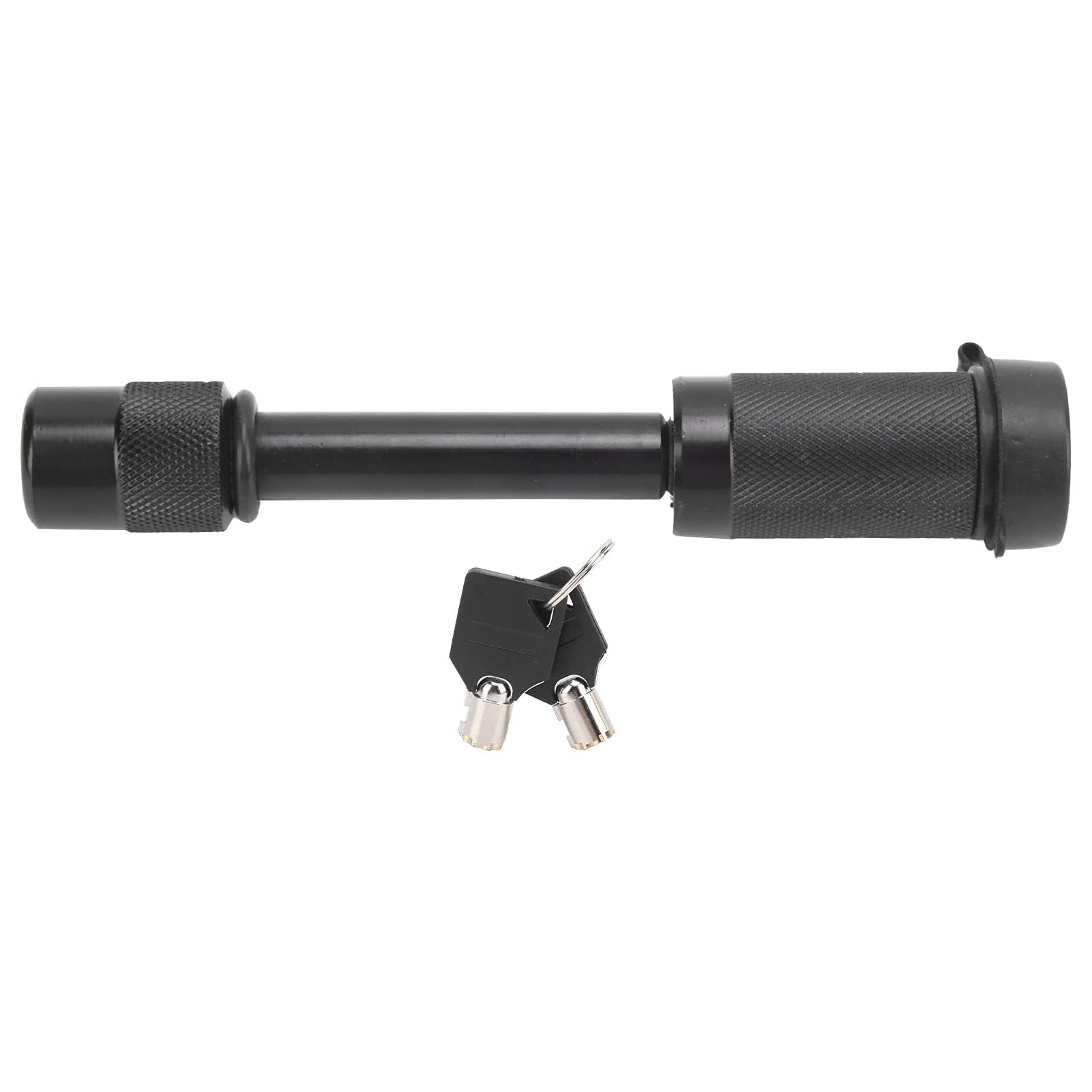 Lucchetto per Ricevitore per Gancio di Traino, Lucchetto per Gancio di Traino Antifurto Carrello Rimorchio Serratura per Gancio di Traino con Perno Piegato da 5/8 Pollici con 2 Chiavi (Nero*2)