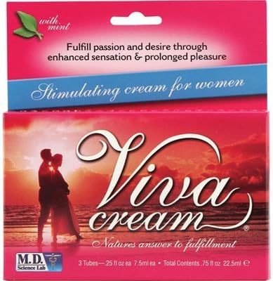 Natural Balance - M.D. Science Lab Viva Cream Stimulating Cream for Women - 3 Tubes - Pack Of 1