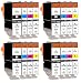 Produktbild SupplyGuy 16 Druckerpatronen kompatibel mit Canon PGI-5 CLI-8 Multipack für Pixma IP3300 IP3500 IP4200 IP4200 Series IP4200X IP4300 IP4500 IP4500 Series IP4500X IP5200 IP5200R IP5200 Series IP5300