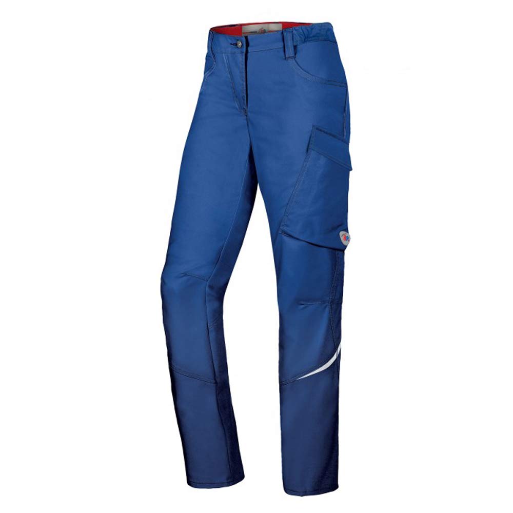 BP 1961-570-0013-20n Fabric Blend with Stretch Slim Silhouette Work Trousers for Women, 65% Polyester/35% Cotton, Royal Blue, 20N Size