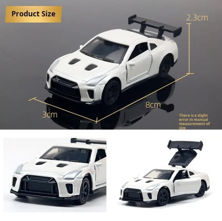 Image of Sky Tech Diecast Metal Toy Super car Set of 4 Pull Back Racers Alloy Die Cast Openable Doors Racing Car for Kids High Speed Metal Toy Car Play Set for Children Best Gifts Toys for Boys
