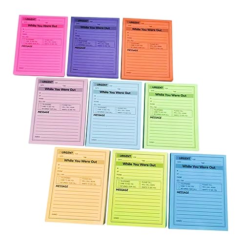Bloc-notes adhésifs repositionnables et mémo fluo multifonction
