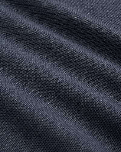 Dkny Boys' Polo Shirt - 2 Pack Classic Fit Short Sleeve Pique Polo - Comfort Stretch Collared Golf Shirt For Boys (8-20), Size 10-12, Indigo Heather/Light Grey #TOP2