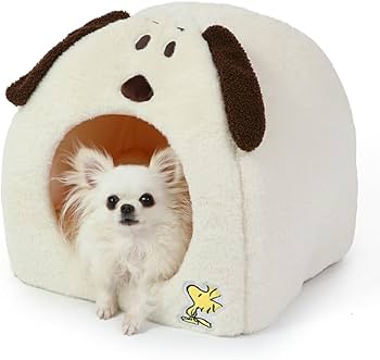 Amazon | ペットパラダイス スヌーピー 犬 ベッド ドーム ドーム型