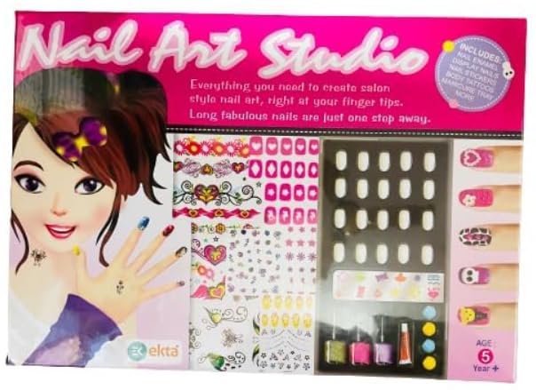 Nail Art & Studio | Fantasy Creative KIT for Princess Girl | J.K.-image-17