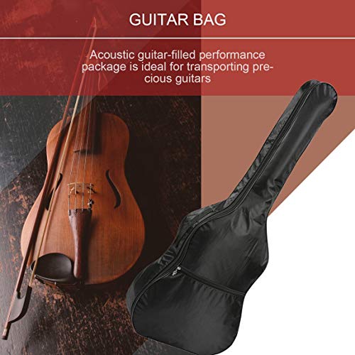 SeniorMar Sac de rangement pour guitare 41 pouces étanche 420D en nylon pour guitare acoustique Housse de protection… - Les Beatles, Paul McCartney, John Lennon, RIngo Starr, George Harrison SeniorMar Sac de rangement pour guitare 41 pouces étanche 420D en nylon pour guitare acoustique Housse de protection… – Image 8