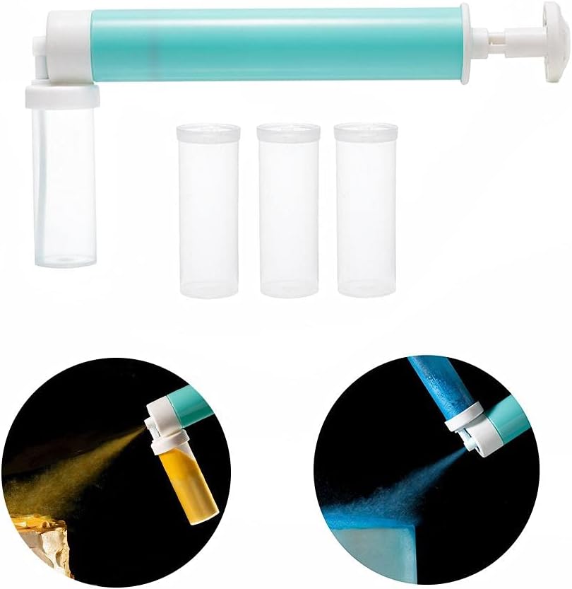 Yosoo Manual Cake Airbrush Pump Icing Coloring Duster with Adjustable Spray Pressure for Cake Decorating Baking Desserts Home DIY (blue) image 5
