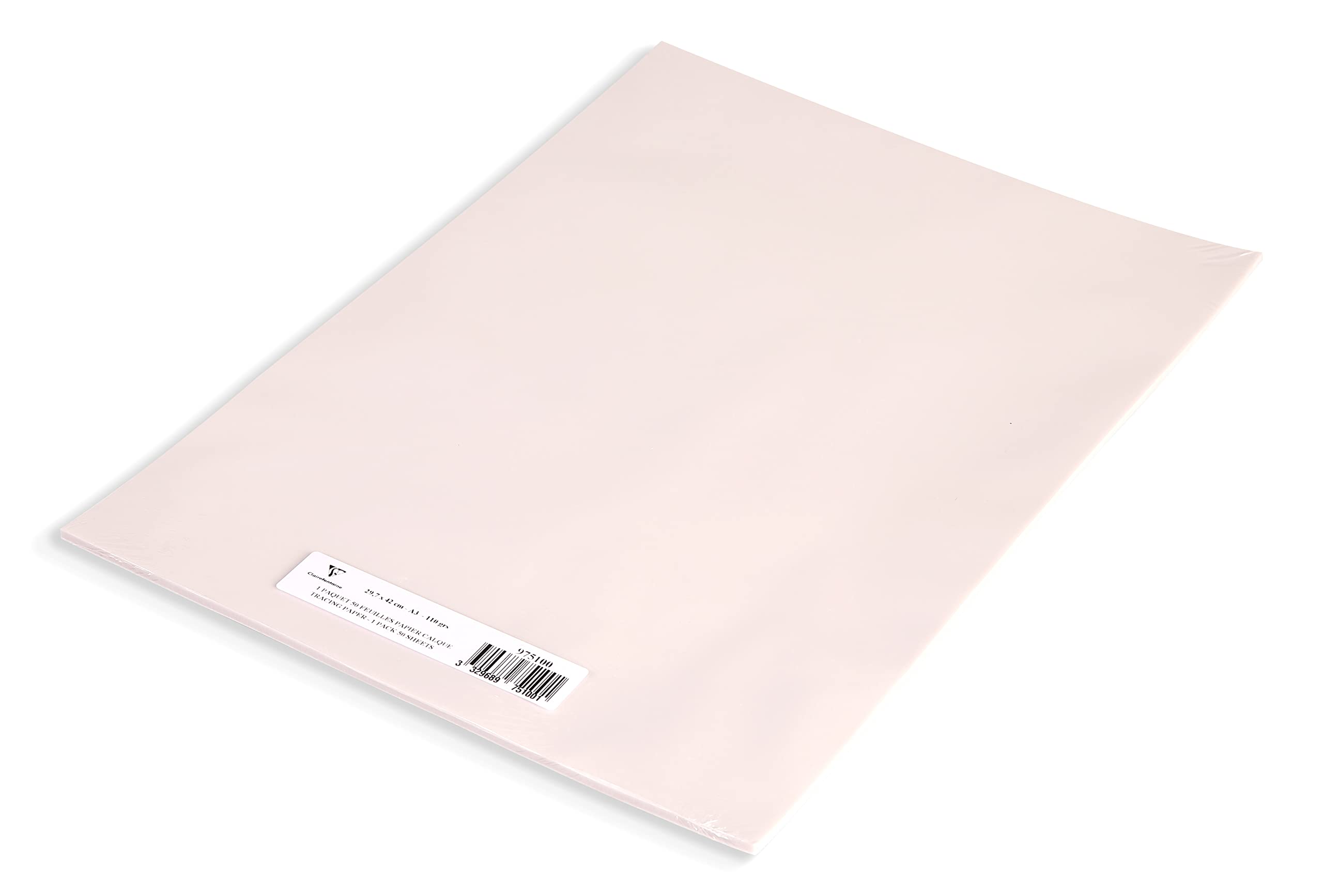 Rame de 50 feuilles de Papier Calque, 110 g/m², A3
