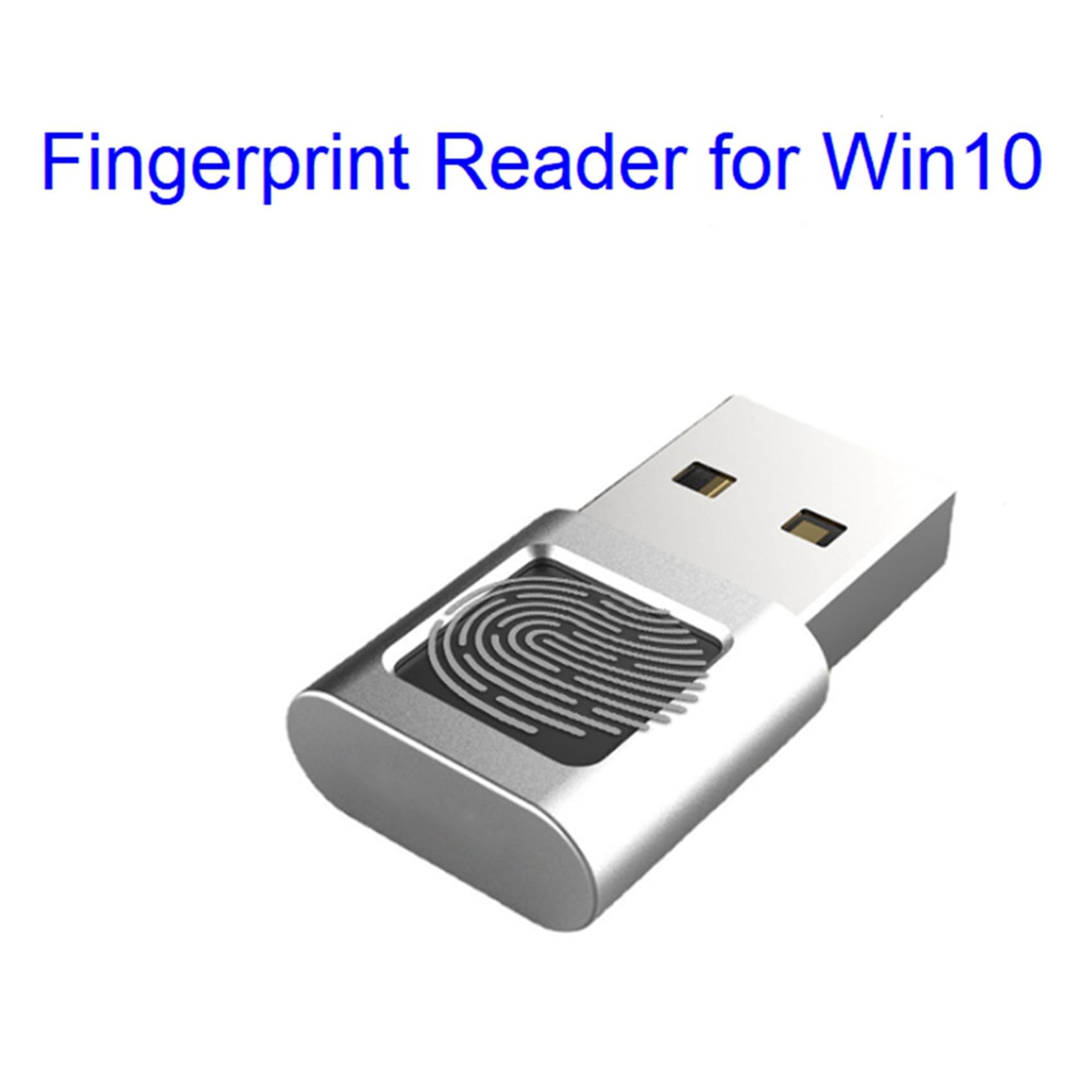 2X Mini USB Módulo Lector de Dactilares Dispositivo Escáner Biométrico para Windows 10/11/Hello Dongle Portátiles PC Llave de Seguridad USB