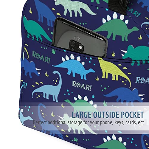 Ycgre Dinosaur Lunch Bag, Reusable Cute Lunch Box Insulated Kids Cooler Tote Bag Multi-Functional School Lunch Container For Teen Boys Girls (Midnight Blue) #TOP3