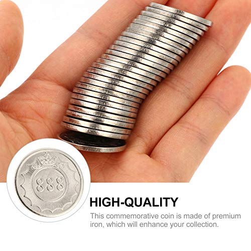 NUOBESTY 100 Stück Gedenkmünze Metallmünze Sammlung Geschenk Souvenir Kunst Metall Antike Sammlung Münze Herausforderung Münze