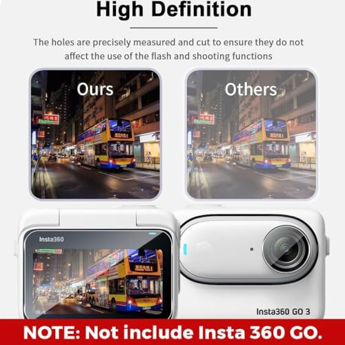 Image of Action Pro Screen Protector Camera Lens Compatible With Insta360 GO3 HD Camera(Set-2 /4Pieces)