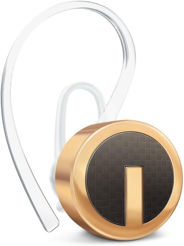 NMPB M99 Smallest Wireless Headset Mini Bluetooth Earpiece Headphones in-Ear Earbud with Mic for Smartphones-Gold