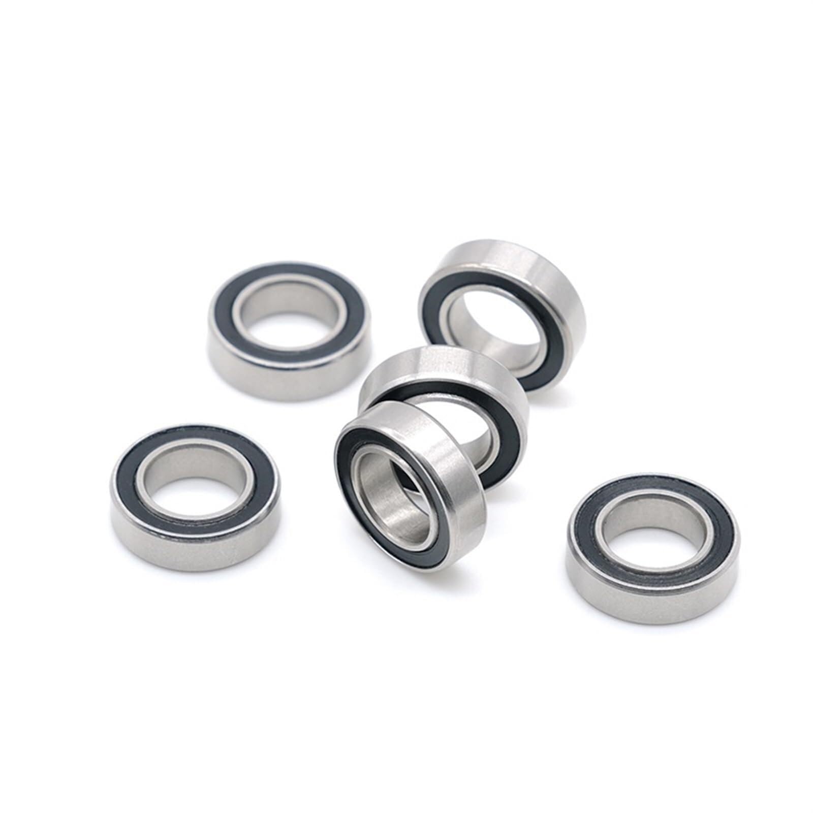 SMR148-2RS 8 * 14 * 4 (mm) 10 pièces SMR148RS portant ABEC-7 L-1480DD roulements à billes en acier inoxydable à impression séchée avec joint en caoutchouc noir - Kit de joints d'étanchéité