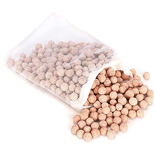 Annadue Bola de Cuarzo con Filtro Hueco para Pecera, Esfera de Biofiltración para Acuario, Suministros para Peceras, Bolas de Filtro para Filtración de Acuario