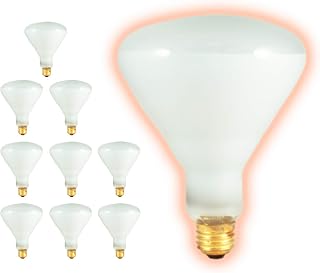 GoodBulb 85-Watt BR40 Flood Light Bulbs | Frosted Finish | E26 Medium Base | 2700K Warm White Color | Dimmable | 680 Lumens | Indoor & Outdoor Spot Light | Pack of 10 Shatter Shield