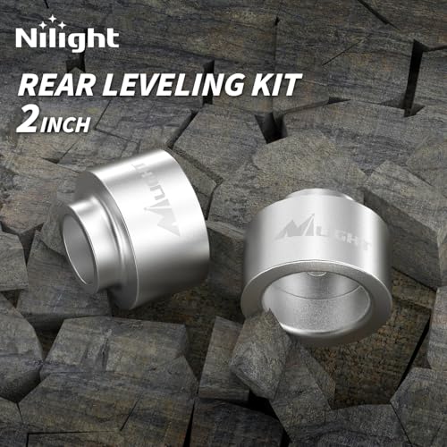 Image of Nilight 2inch Rear Leveling Kit for 2009-2023 Ram 1500 2000-2020 Tahoe Suburban Yukon 1500 2002-2013 Avalanche 1500 2WD 4WD Rear Raise Suspension Strut Spacers