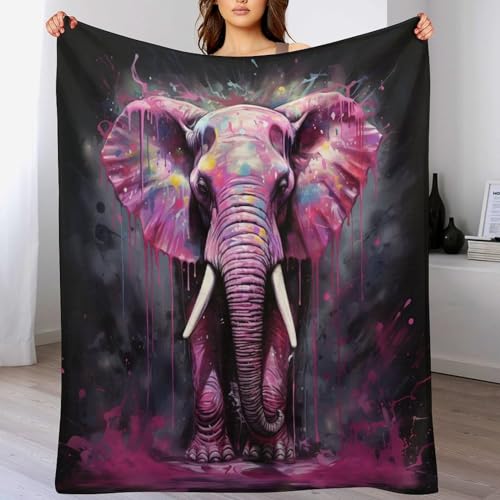 Manta de lana de elefante de 130x150cm el regalo práctico de hogar 2