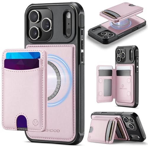 owlhold for iPhone 18 Pro Max / 17 Pro Max Card Holder Wallet Case, Pink