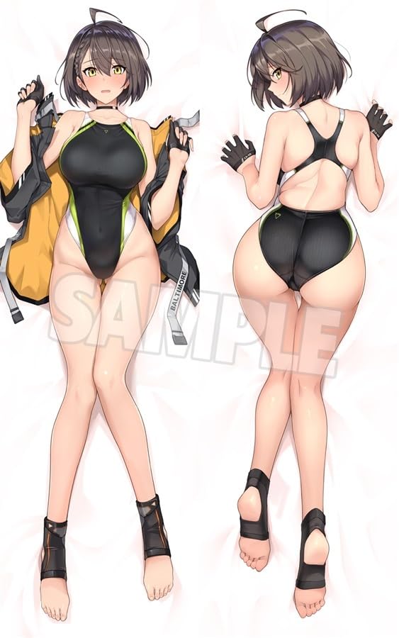 Amazon | とりこトリック ボルチモア 競泳水着 黒ver. 抱き枕カバー 