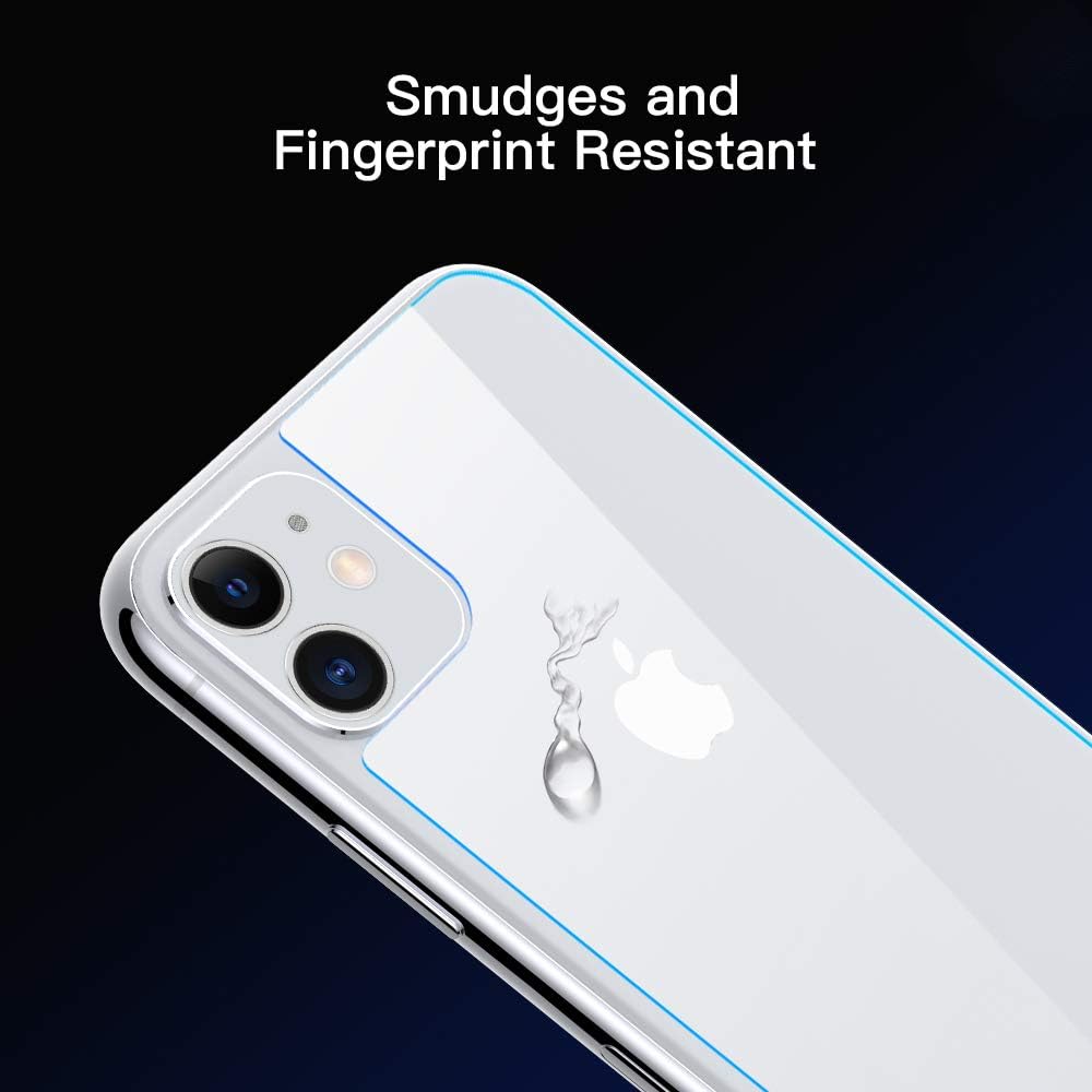 Maxdara Compatible iPhone 11 Screen Protector, iPhone 11 Back Screen Protector, iPhone 11 Tempered Glass Screen Protector for iPhone 11 6.1 inches (2 Pack)