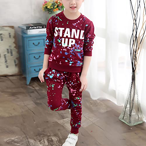 Image of Urtrend Little Girls' Kids 2 Pieces Long Sleeve Top Pants Leggings Clothes Set Outfits