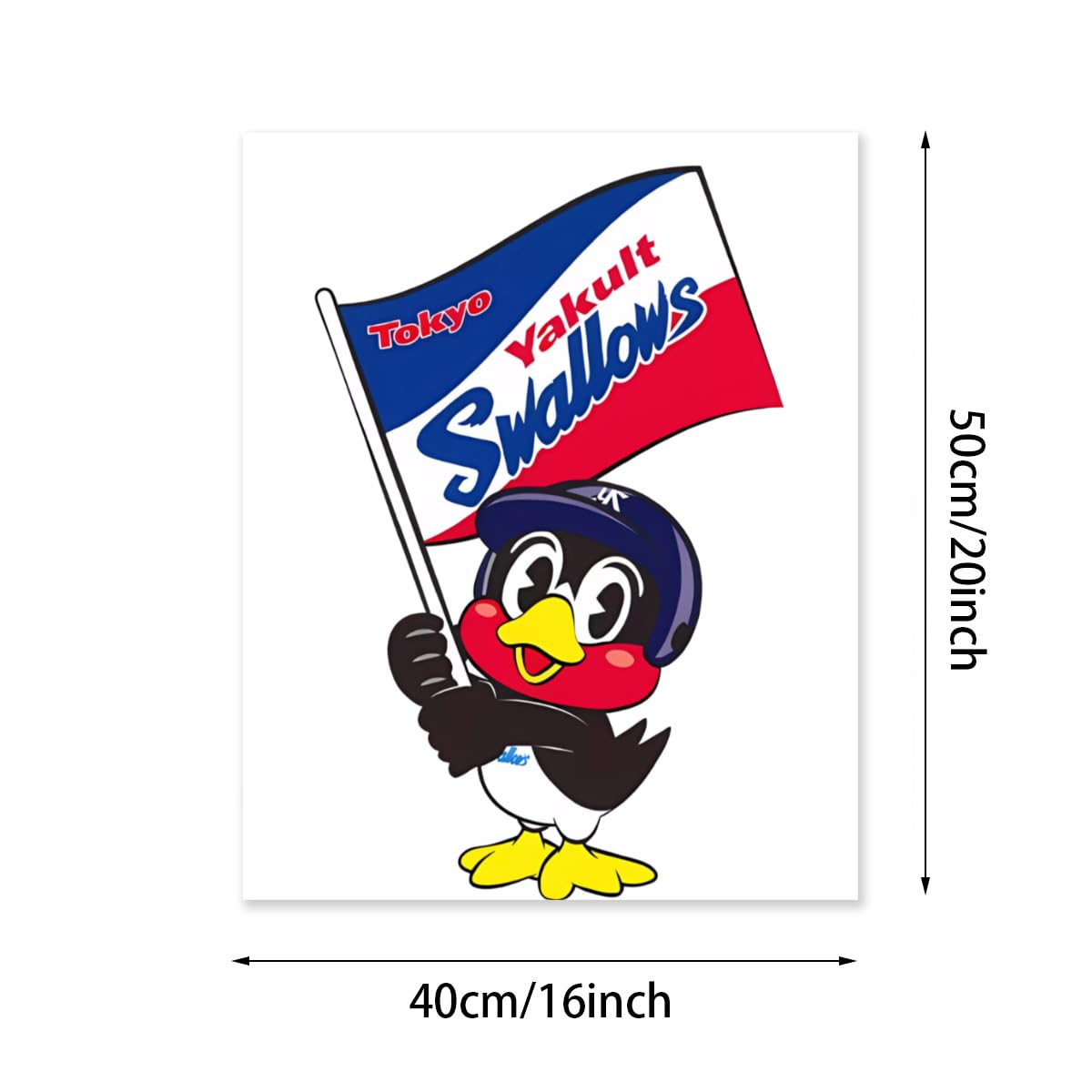 Amazon | 東京ヤクルトスワローズ つば九郎 デジタル絵画 数字キット