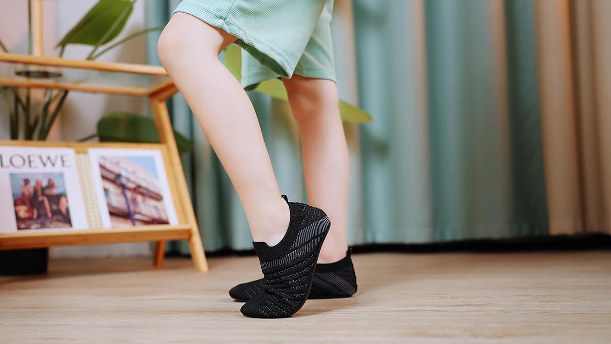 ditont Toddler Slippers Non-Slip Lightweight Comfortable Kids Indoor Grip House Home Shoes for Boys Girl - Image 3