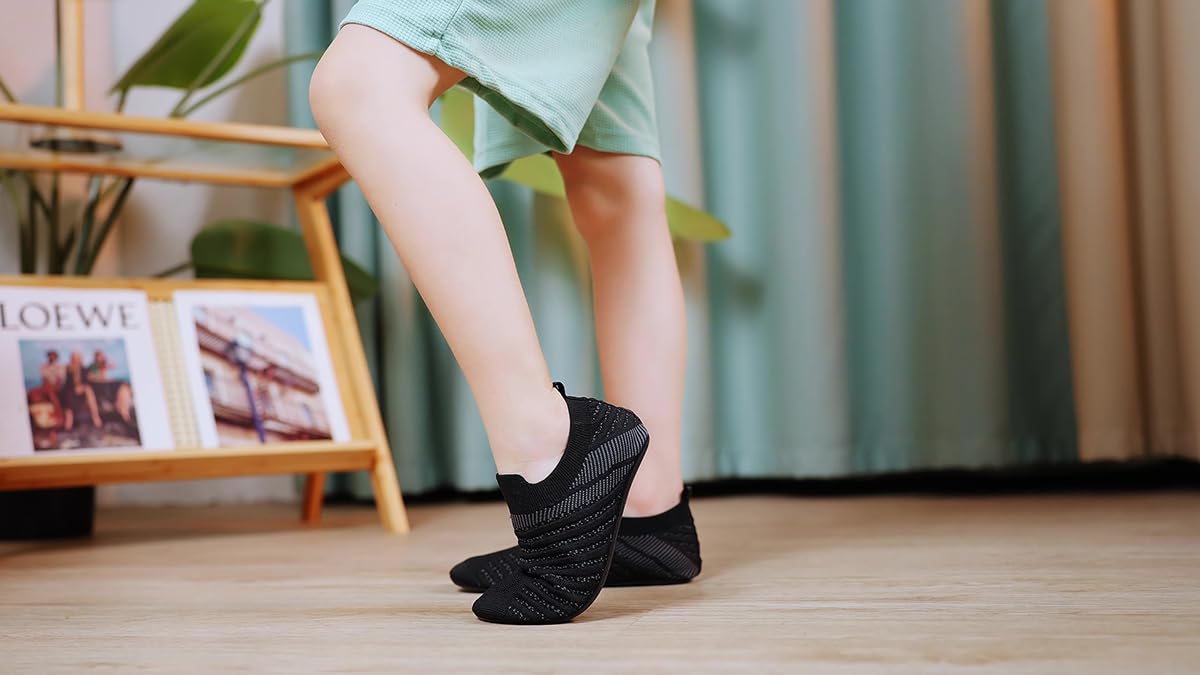ditont Pantofole per bambini, antiscivolo, leggere, comode, per interni, casa, casa, scarpe per ragazzi e ragazze