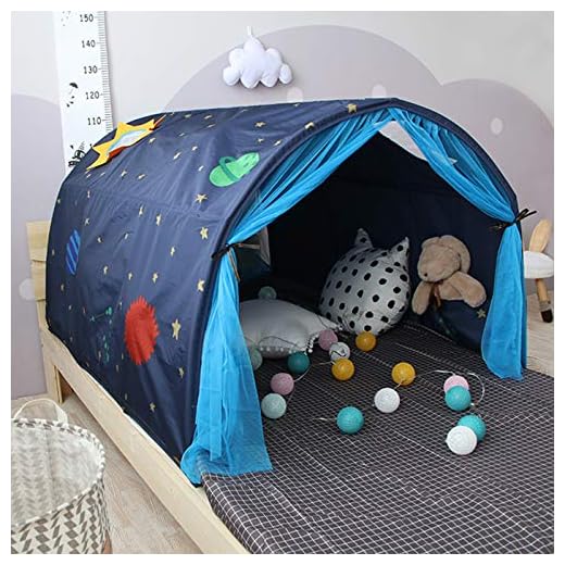 OldPAPA Tienda de Campaña para Niños, Tienda de Cama Túnel Rastrero Interior Plegable Casa de Juegos Pare Infantil Niña Niño